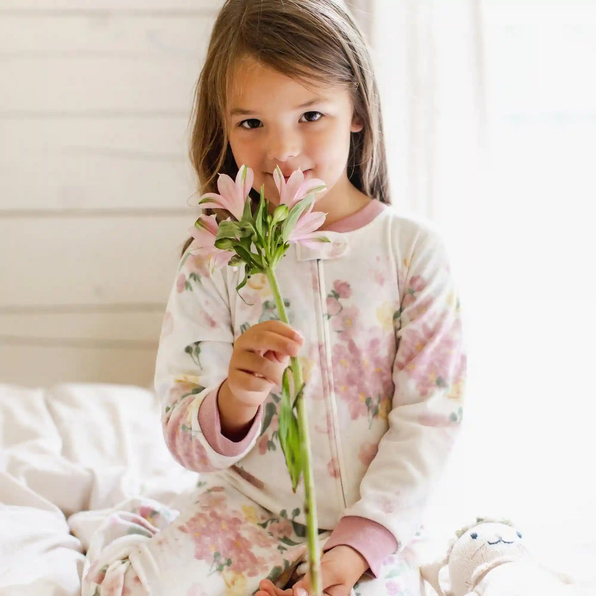 Floral Fields polarbee™ Repreve® Microfleece Pajamas