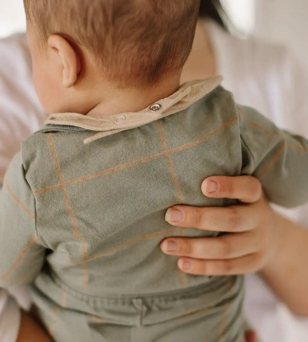 Organic Muslin Baby Bandana Bibs - Ash